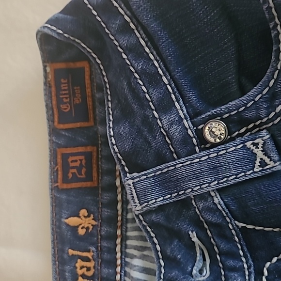ROCK REVIVAL JEANS BOOT CUT CUT 29 X 31 RISE 9 - Picture 3 of 6